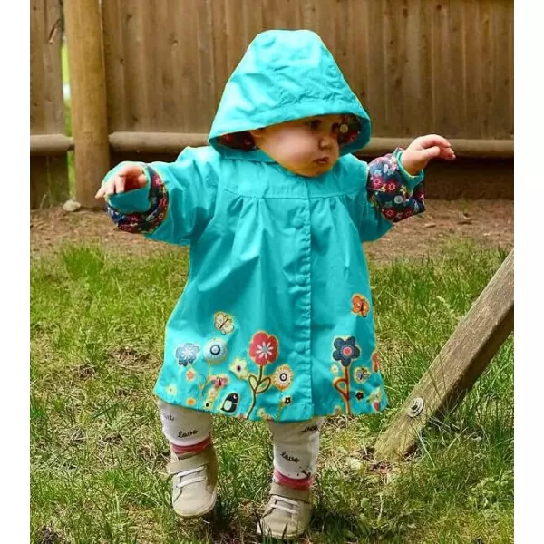 Arshiner Girl Baby Kid Waterproof Hooded Coat Jacket Outwear Raincoat Hoodies