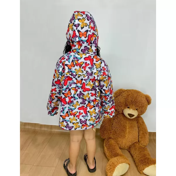 Arshiner Girl Baby Kid Waterproof Hooded Coat Jacket Outwear Raincoat Hoodies