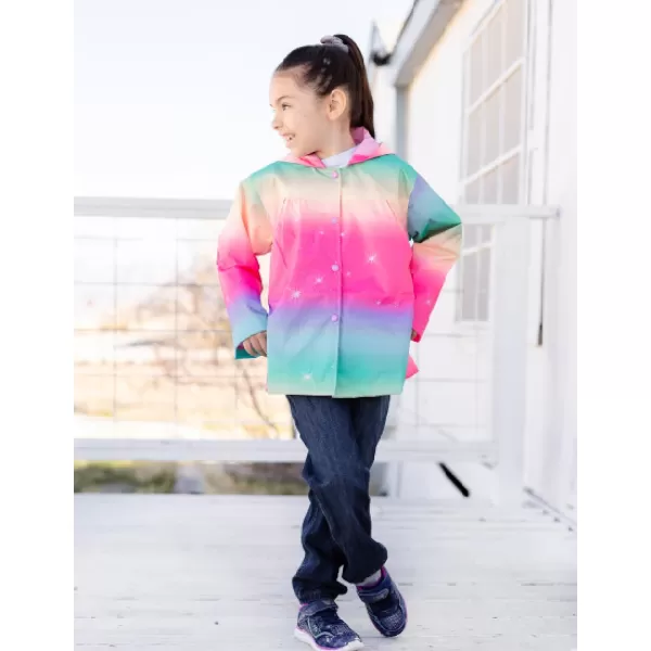 Arshiner Girl Baby Kid Waterproof Hooded Coat Jacket Outwear Raincoat Hoodies
