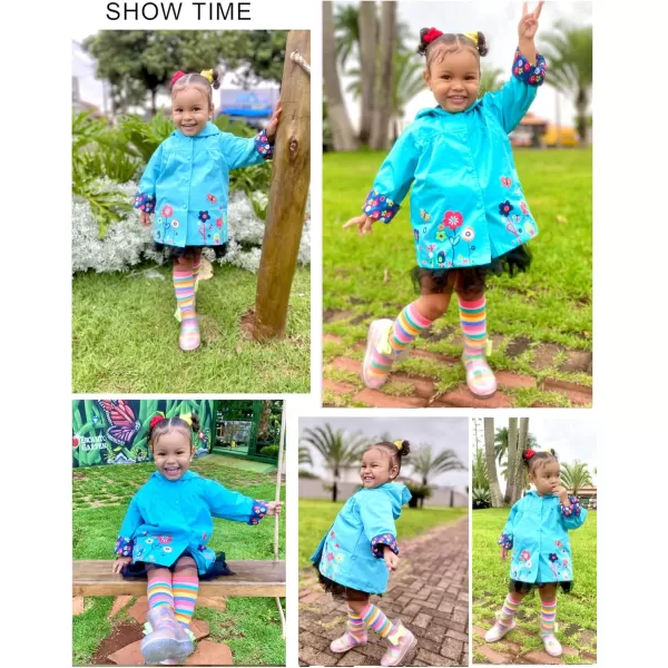Arshiner Girl Baby Kid Waterproof Hooded Coat Jacket Outwear Raincoat Hoodies