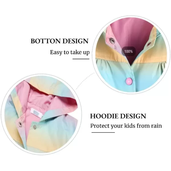 Arshiner Girl Baby Kid Waterproof Hooded Coat Jacket Outwear Raincoat Hoodies