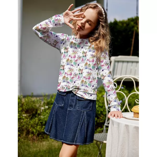 Arshiner Girls Casual Twist Front Lightweight Sweatshirt Tie Dye Printed Long Sleeve Crop Tops Pullover