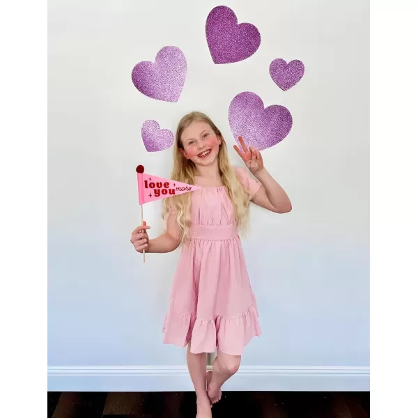 Arshiner Girls Tie Back Short Sleeve Ruffle Hem Off Shoulder Casual Elegant Dresses 4-12 Years