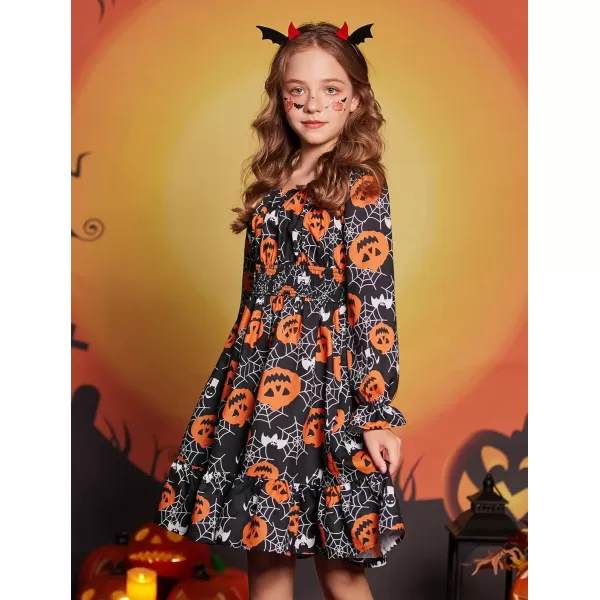 Arshiner Girls Tie Back Short Sleeve Ruffle Hem Off Shoulder Casual Elegant Dresses 4-12 Years