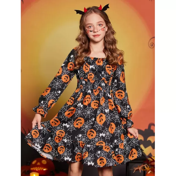Arshiner Girls Tie Back Short Sleeve Ruffle Hem Off Shoulder Casual Elegant Dresses 4-12 Years
