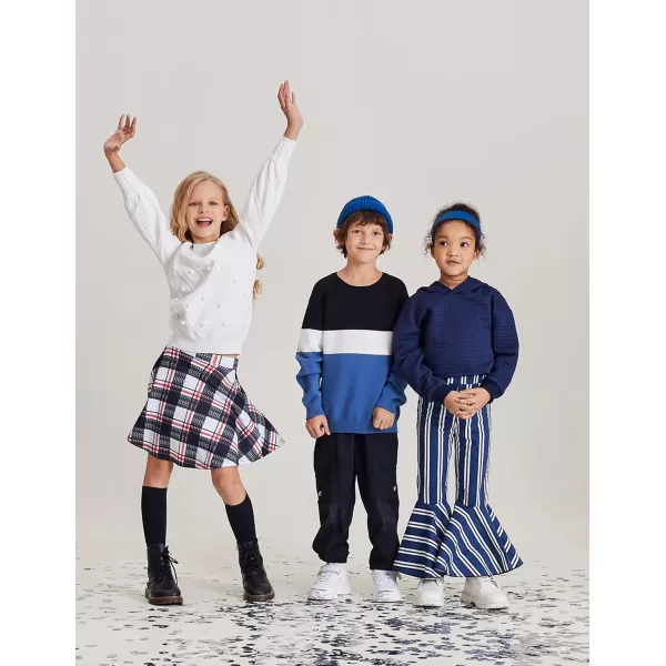 Arshiner Kids Boys Pullover Crewneck Sweater Long Sleeve Knit Stripe Casual Sweater for 5-13Years