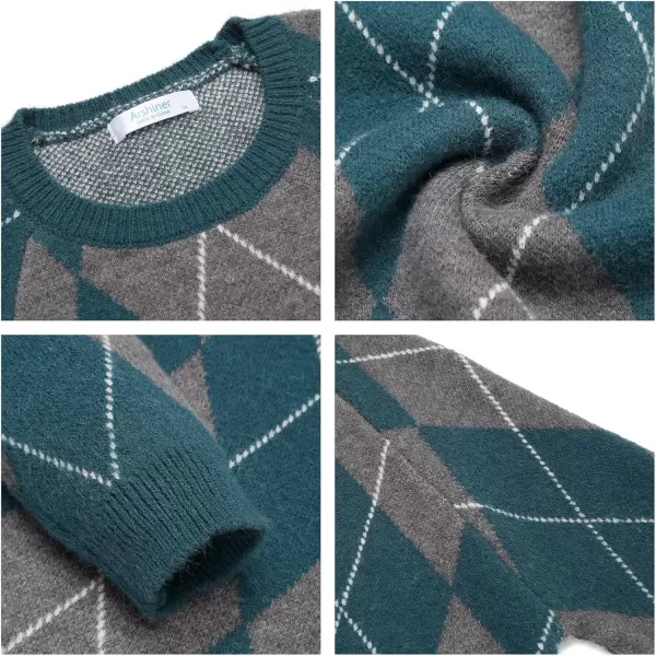 Arshiner Kids Boys Pullover Crewneck Sweater Long Sleeve Knit Stripe Casual Sweater for 5-13Years