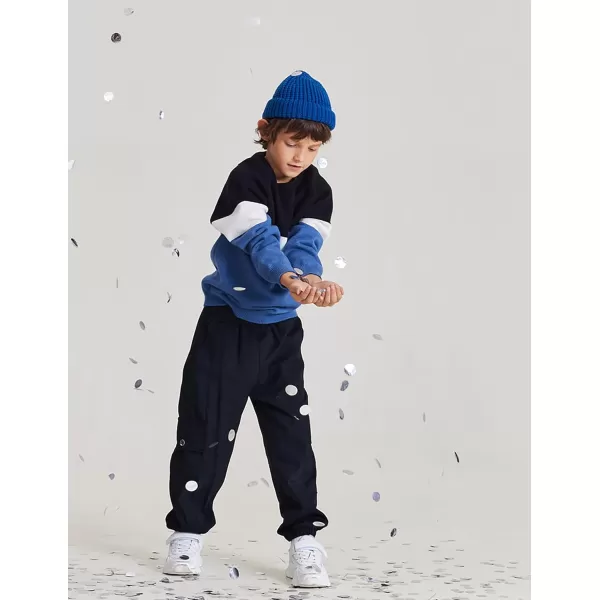 Arshiner Kids Boys Pullover Crewneck Sweater Long Sleeve Knit Stripe Casual Sweater for 5-13Years