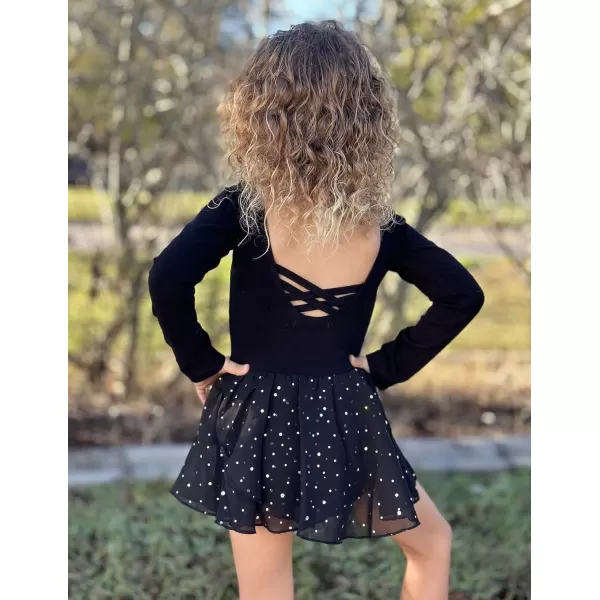Arshiner Kids Girls Classic Long Sleeve Leotard Dance Ballet Dress