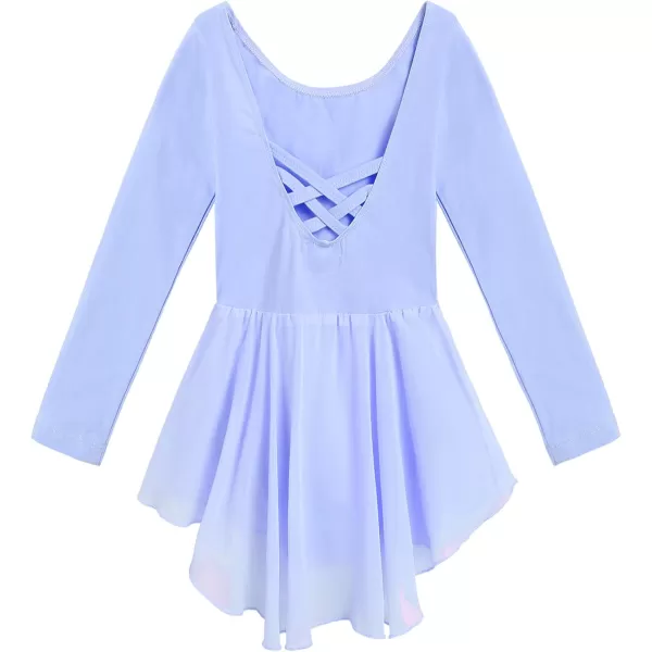 Arshiner Kids Girls Classic Long Sleeve Leotard Dance Ballet Dress
