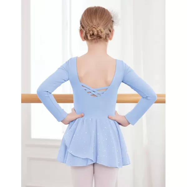 Arshiner Kids Girls Classic Long Sleeve Leotard Dance Ballet Dress