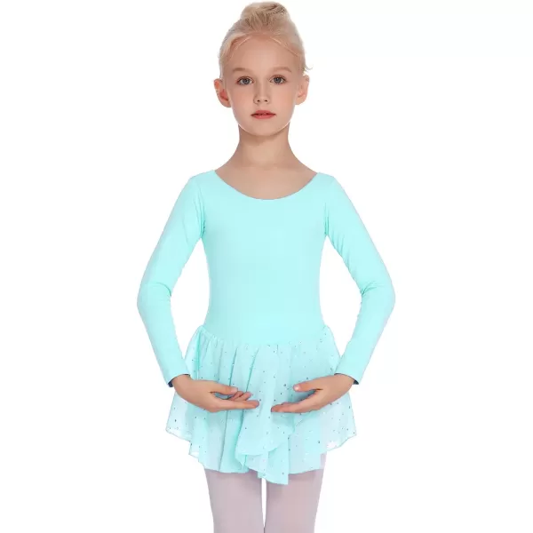 Arshiner Kids Girls Classic Long Sleeve Leotard Dance Ballet Dress