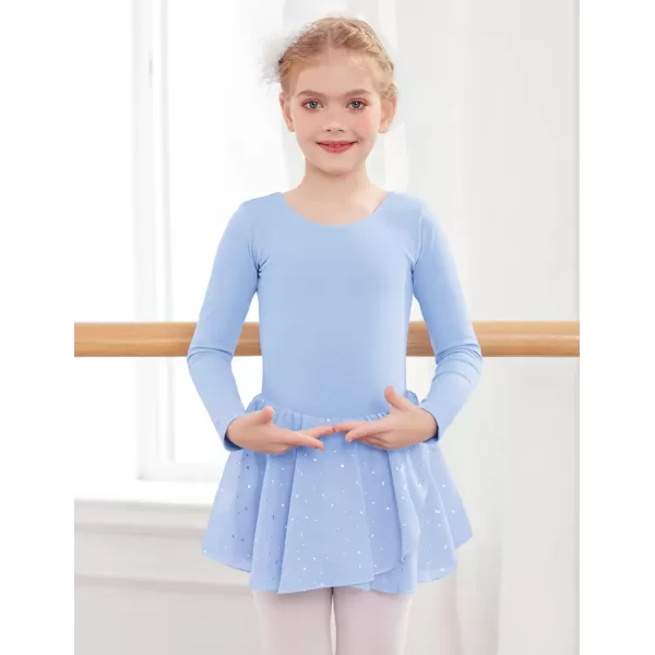 Arshiner Kids Girls Classic Long Sleeve Leotard Dance Ballet Dress