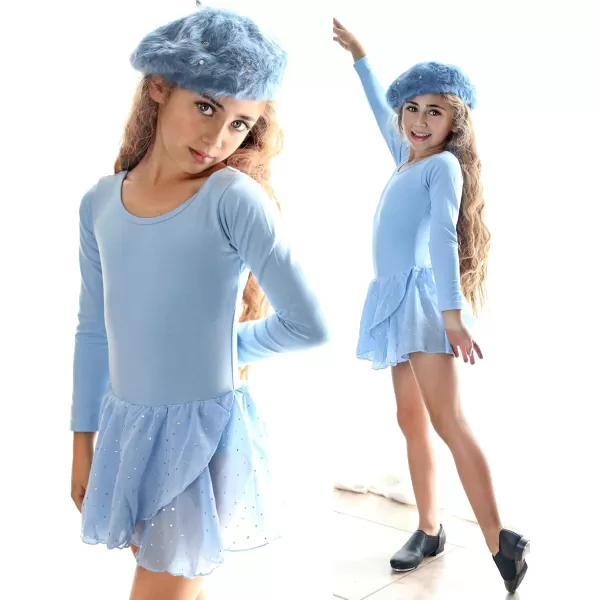 Arshiner Kids Girls Classic Long Sleeve Leotard Dance Ballet Dress
