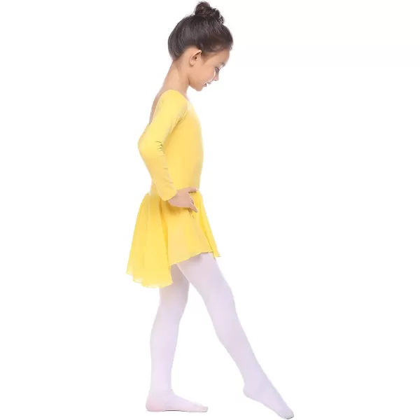 Arshiner Kids Girls Classic Long Sleeve Leotard Dance Ballet Dress