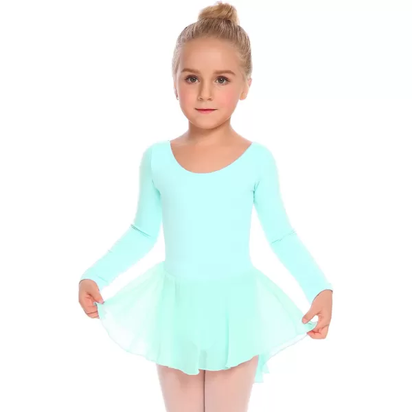 Arshiner Kids Girls Classic Long Sleeve Leotard Dance Ballet Dress