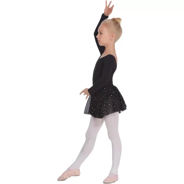 Arshiner Kids Girls Classic Long Sleeve Leotard Dance Ballet Dress