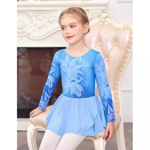 Arshiner Kids Girls Classic Long Sleeve Leotard Dance Ballet Dress