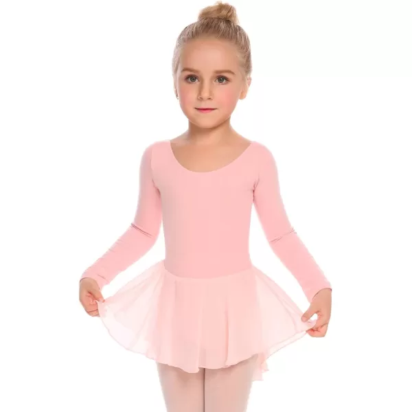 Arshiner Kids Girls Classic Long Sleeve Leotard Dance Ballet Dress