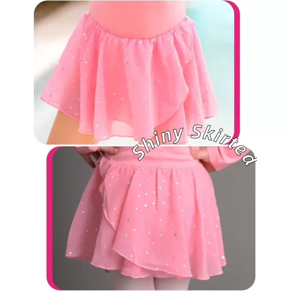 Arshiner Kids Girls Classic Long Sleeve Leotard Dance Ballet Dress