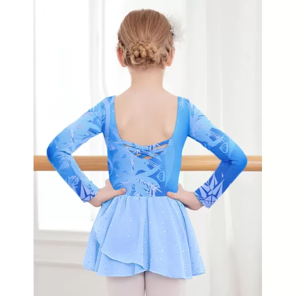 Arshiner Kids Girls Classic Long Sleeve Leotard Dance Ballet Dress