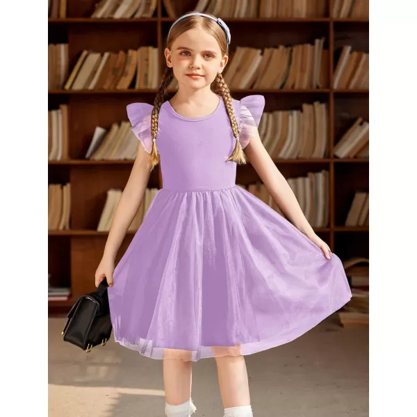 Arshiner Toddler Tutu Dress Little Girls Summer Tulle Backless Party Birthday Cotton Dresses 2-6Y