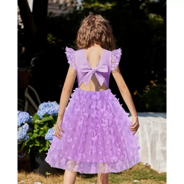 Arshiner Toddler Tutu Dress Little Girls Summer Tulle Backless Party Birthday Cotton Dresses 2-6Y