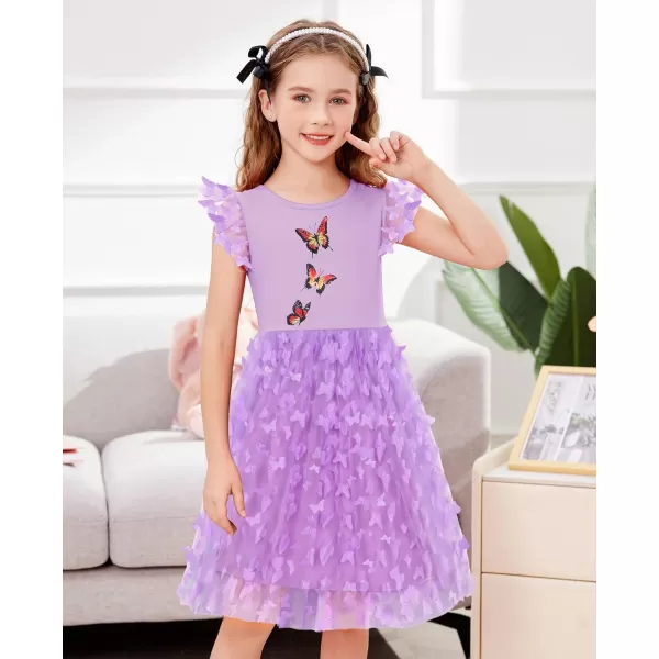 Arshiner Toddler Tutu Dress Little Girls Summer Tulle Backless Party Birthday Cotton Dresses 2-6Y