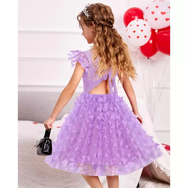 Arshiner Toddler Tutu Dress Little Girls Summer Tulle Backless Party Birthday Cotton Dresses 2-6Y