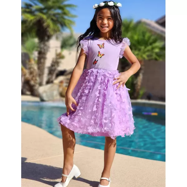 Arshiner Toddler Tutu Dress Little Girls Summer Tulle Backless Party Birthday Cotton Dresses 2-6Y