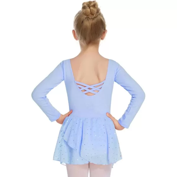 Arshiner Kids Girls Classic Long Sleeve Leotard Dance Ballet Dress