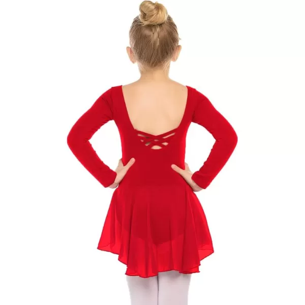 Arshiner Kids Girls Classic Long Sleeve Leotard Dance Ballet Dress
