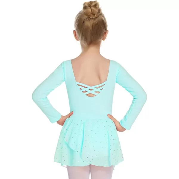 Arshiner Kids Girls Classic Long Sleeve Leotard Dance Ballet Dress