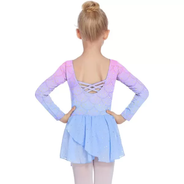 Arshiner Kids Girls Classic Long Sleeve Leotard Dance Ballet Dress