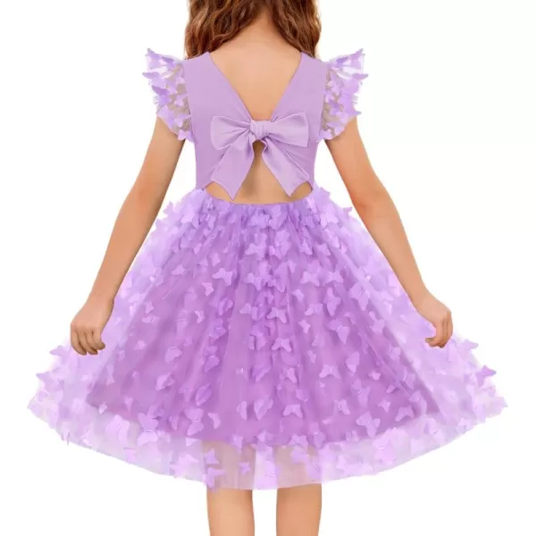 Arshiner Toddler Tutu Dress Little Girls Summer Tulle Backless Party Birthday Cotton Dresses 2-6Y