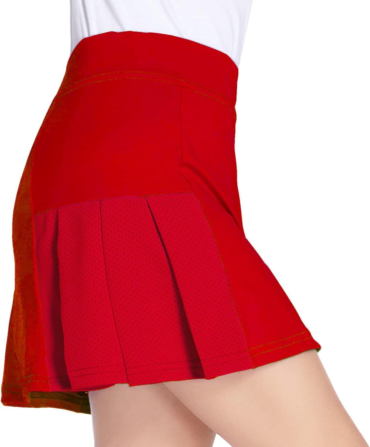 Arshiner Girl's Sport Skirts with Shorts Athletic Pleated Skort Colorful Performance Skorts
