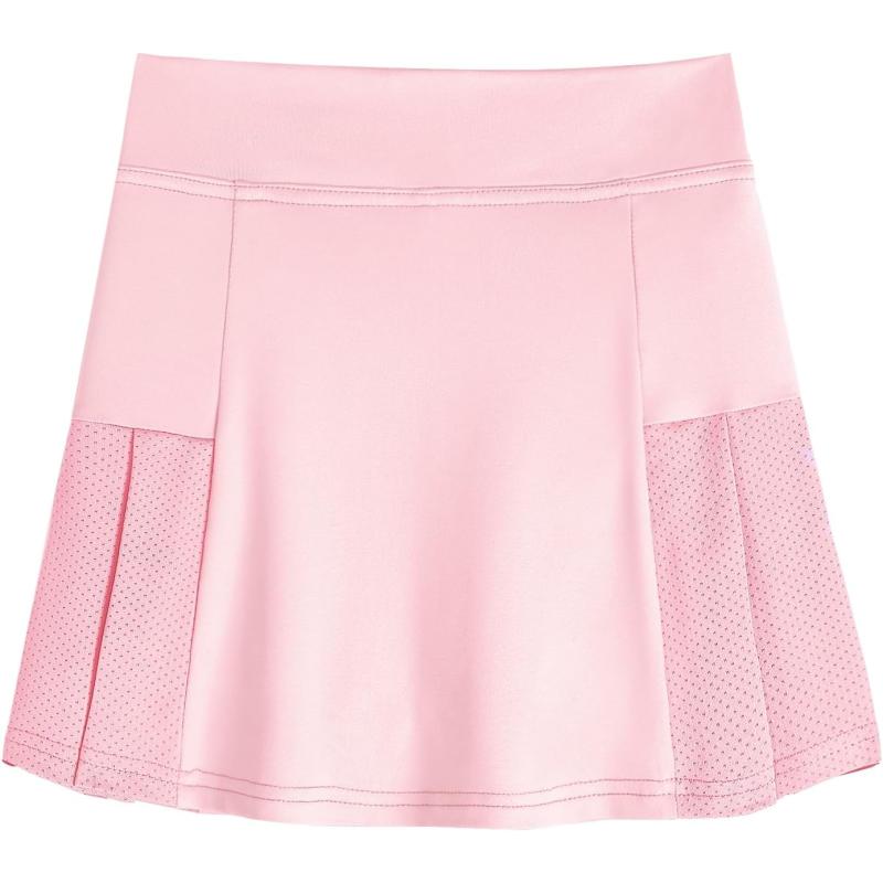 Arshiner Girl's Sport Skirts with Shorts Athletic Pleated Skort Colorful Performance Skorts