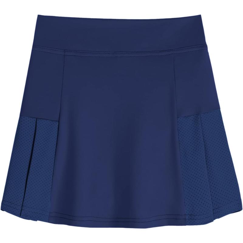 Arshiner Girl's Sport Skirts with Shorts Athletic Pleated Skort Colorful Performance Skorts