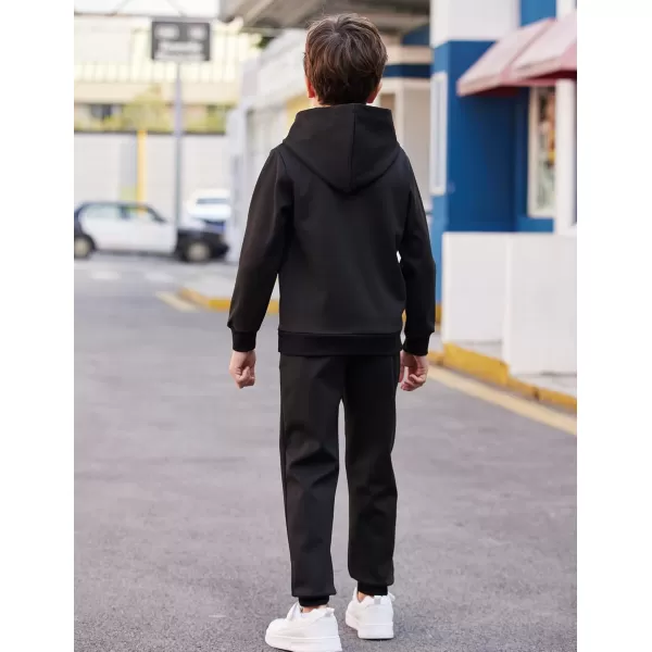 Arshiner 2 Piece Outfit Boys Pullover Hoodies Sweatshirt Suit For Kids Tracksuit Set