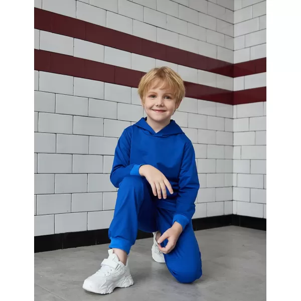 Arshiner 2 Piece Outfit Boys Pullover Hoodies Sweatshirt Suit For Kids Tracksuit Set