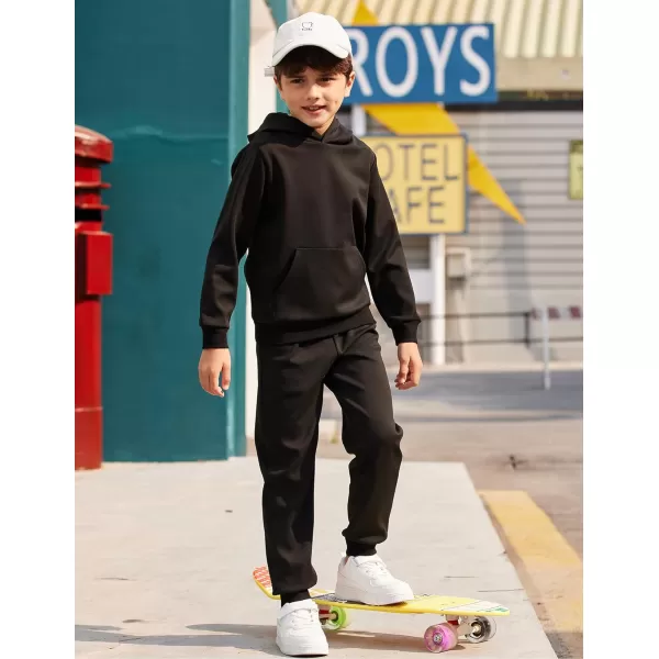 Arshiner 2 Piece Outfit Boys Pullover Hoodies Sweatshirt Suit For Kids Tracksuit Set