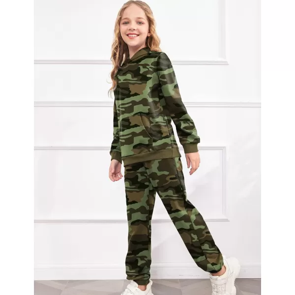 Arshiner 2 Piece Outfit Boys Pullover Hoodies Sweatshirt Suit For Kids Tracksuit Set