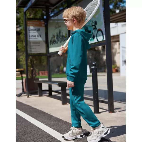 Arshiner 2 Piece Outfit Boys Pullover Hoodies Sweatshirt Suit For Kids Tracksuit Set