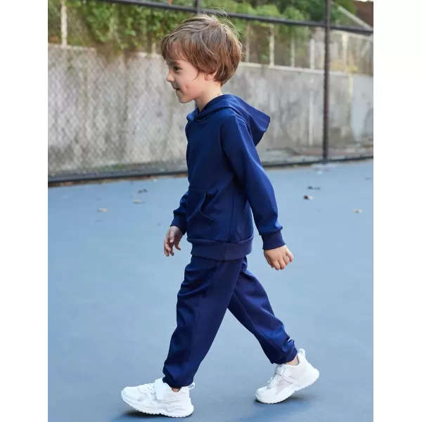 Arshiner 2 Piece Outfit Boys Pullover Hoodies Sweatshirt Suit For Kids Tracksuit Set