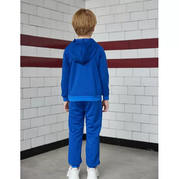 Arshiner 2 Piece Outfit Boys Pullover Hoodies Sweatshirt Suit For Kids Tracksuit Set