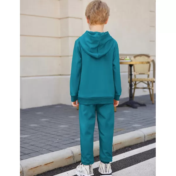 Arshiner 2 Piece Outfit Boys Pullover Hoodies Sweatshirt Suit For Kids Tracksuit Set