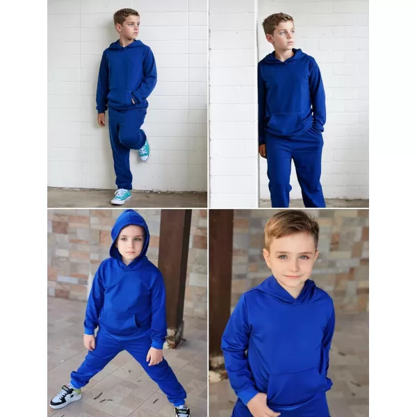 Arshiner 2 Piece Outfit Boys Pullover Hoodies Sweatshirt Suit For Kids Tracksuit Set