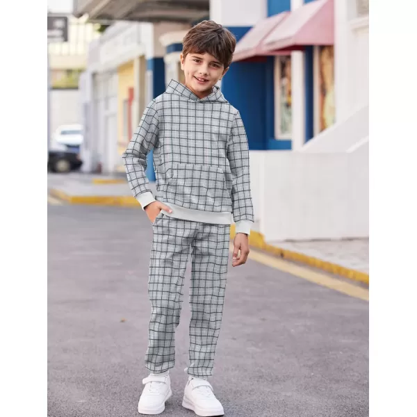Arshiner 2 Piece Outfit Boys Pullover Hoodies Sweatshirt Suit For Kids Tracksuit Set