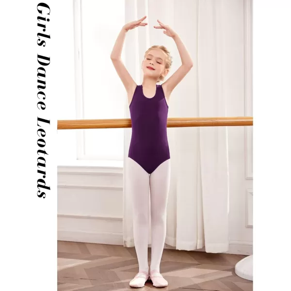 Arshiner Girls Ballet Leotards Dance Gymnastic Outfits Crisscross Straps SleevelessTank Dancewear