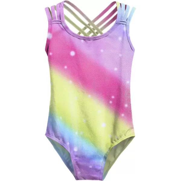 Arshiner Girls Ballet Leotards Dance Gymnastic Outfits Crisscross Straps SleevelessTank Dancewear